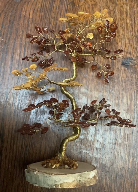 Tree Amber 22cm 250 stones