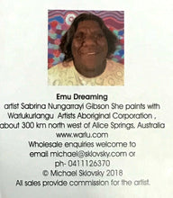 Load image into Gallery viewer, Scarf of Emu Dreaming by Sabrina Nungarraya Sims
