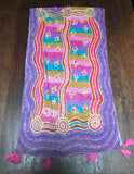 Scarf of Emu Dreaming by Sabrina Nungarraya Sims