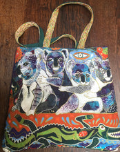 Load image into Gallery viewer, Bag with Koalas and Crocodile by Arturas Rozkovas
