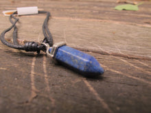 Load image into Gallery viewer, Gemstone Point Necklace Lapis
