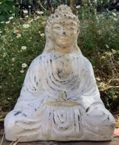 Buddha in White Robe 35x25x13cm
