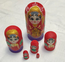 Load image into Gallery viewer, Babushka Dolls set of 5
