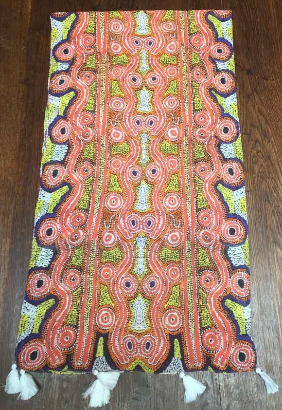 Scarf Water Dreaming by Bessie Nakamarra Sims